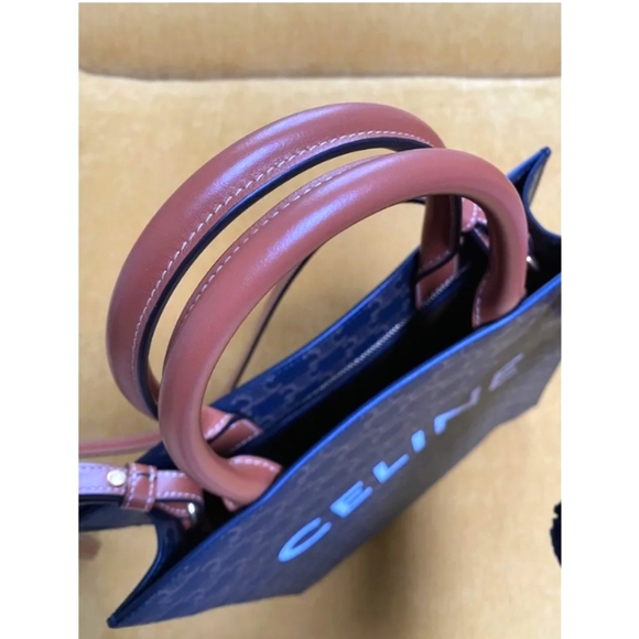 NWOT CELINE Cabas Vertical Satchel/Top Handle Bag Small - Picture 9 of 10